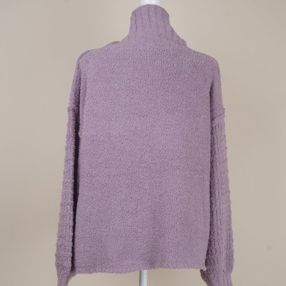 Soft and Cozy Mock Neck Sweater - Picture 4 of 5